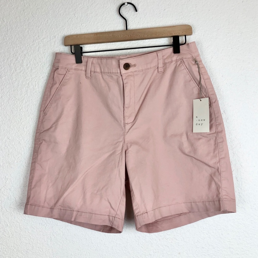 A New Day Pink Khaki Chino Shorts